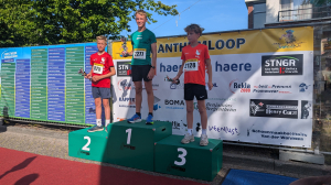 Guus 1e op de 1500m